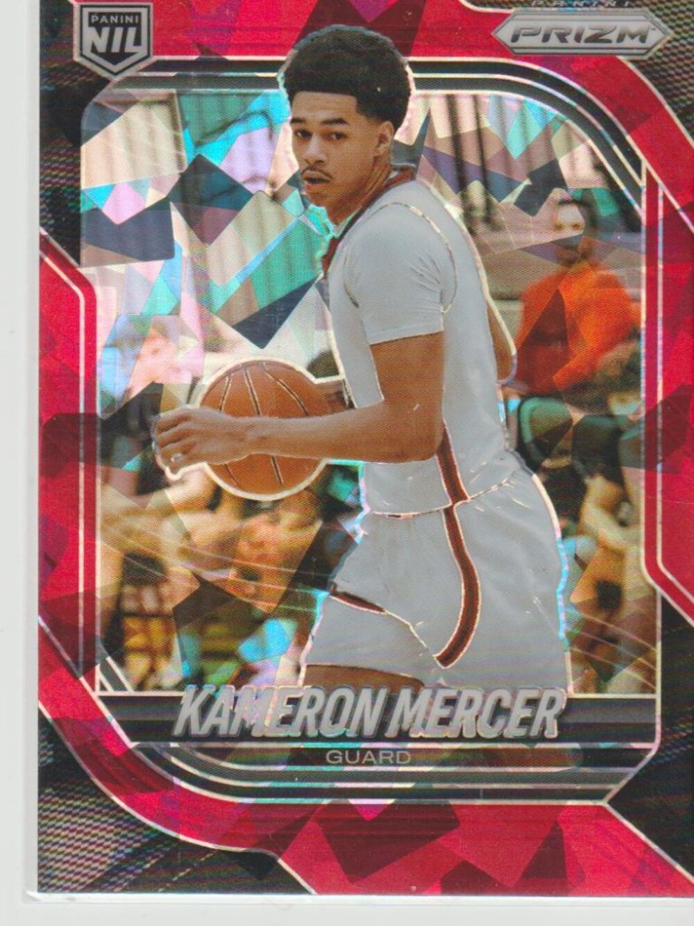 Kameron Mercer 2025-26 Panini Prizm #115 Red Ice Prizm Basketball